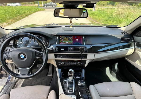 BMW Seria 5 cena 76999 przebieg: 278888, rok produkcji 2016 z Zgierz małe 254